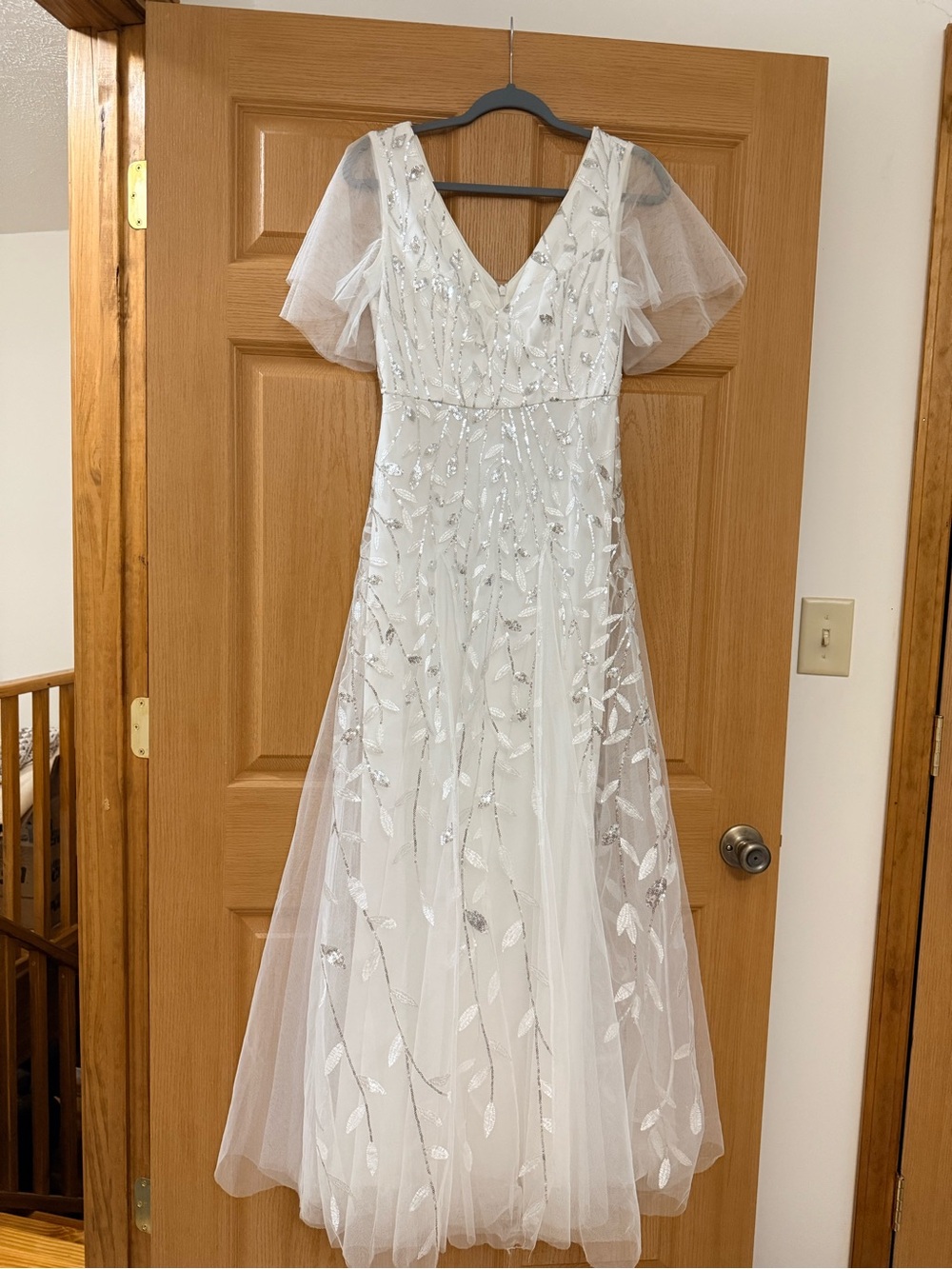 Ever Pretty White Dress Label with Red Heart Accent